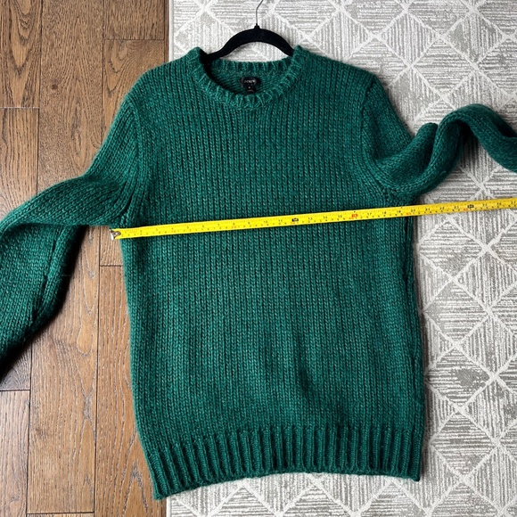 J. Crew Green Crewneck Sweater - Picture 5 of 6